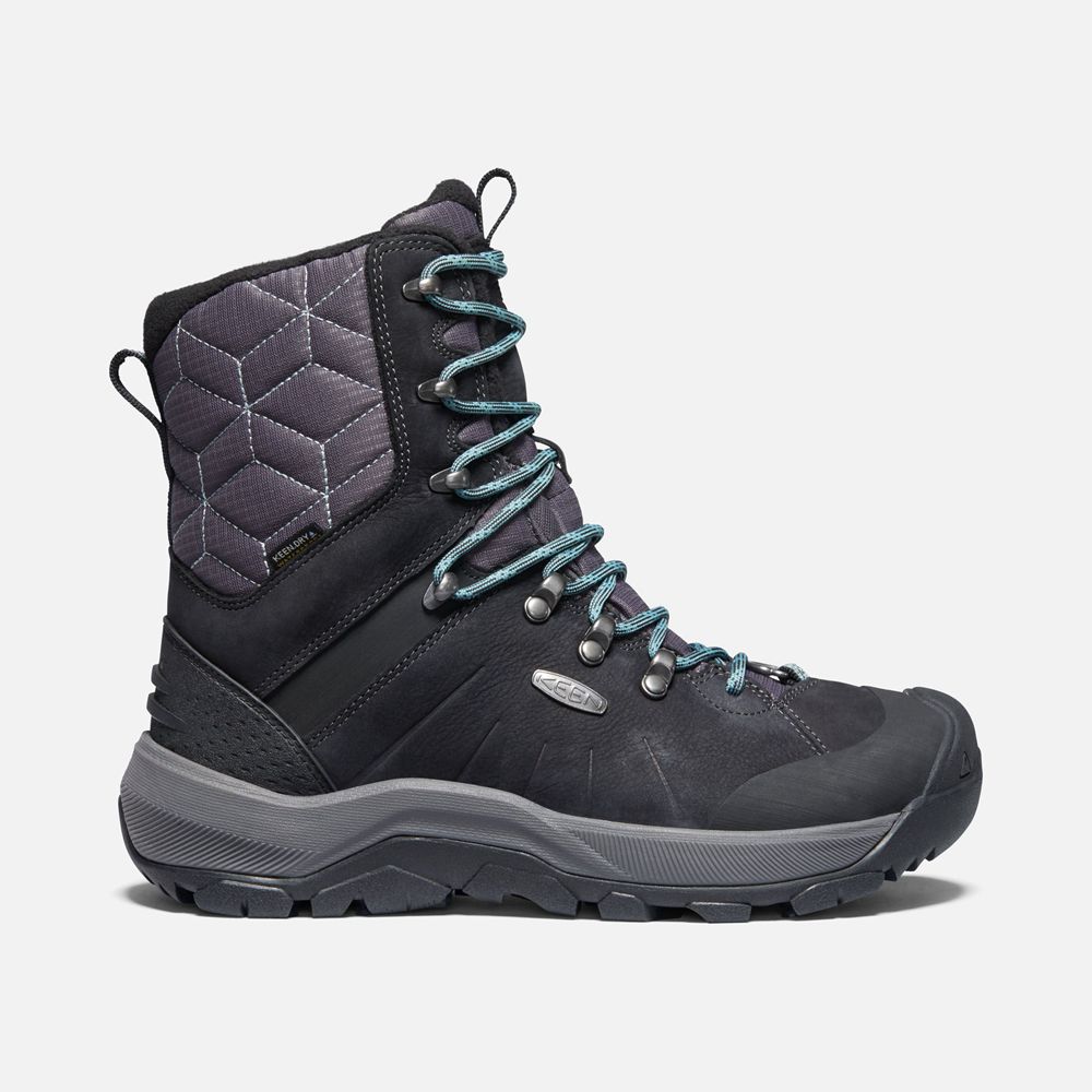 Bottes de Randonnée Keen Femme Noir | Revel Iv Haute Polar | CKIMT-3697